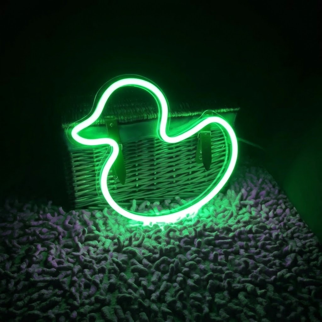 Ördek Figürü Led Neon