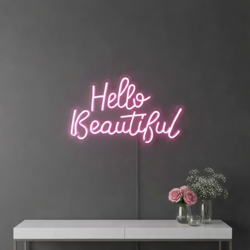 Hello Beautiful Led Neon
