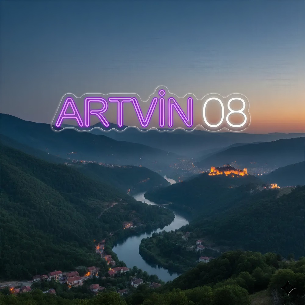 Artvin 08 Neon LED Tabela