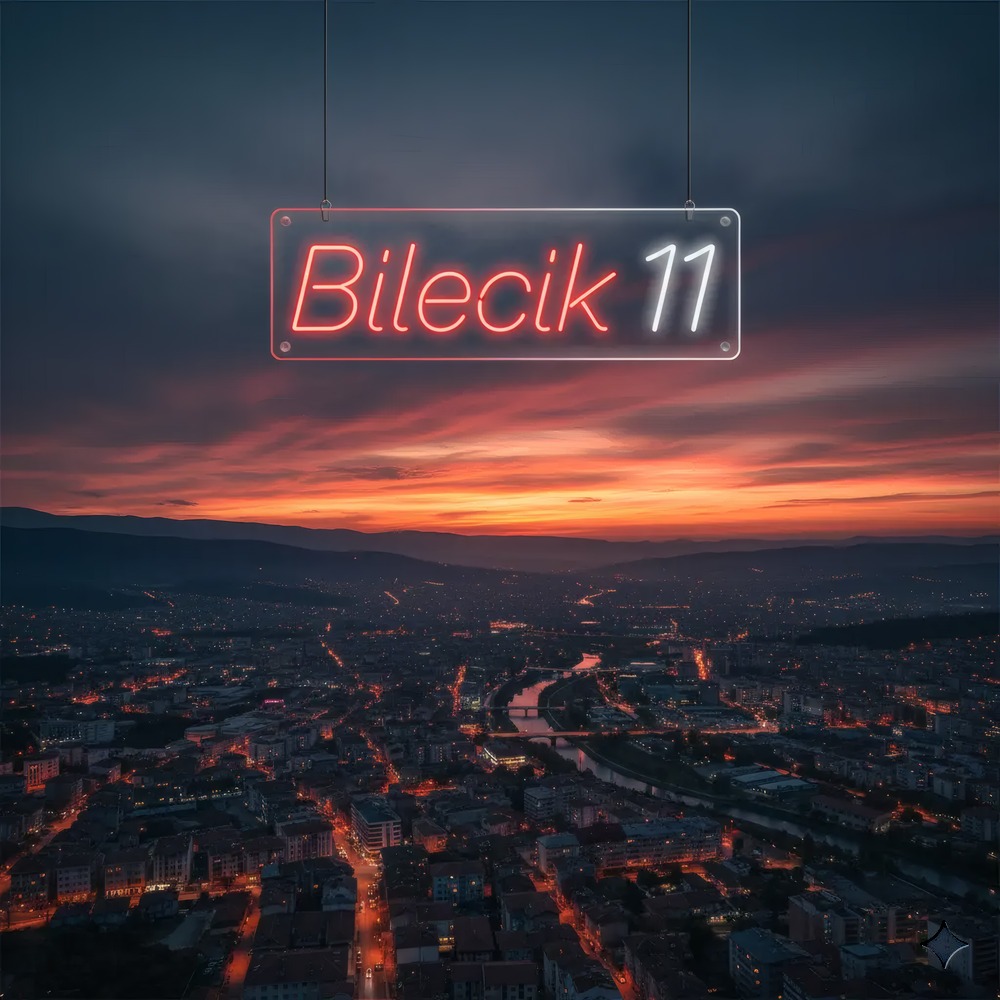 Bilecik 11 Neon LED Tabela