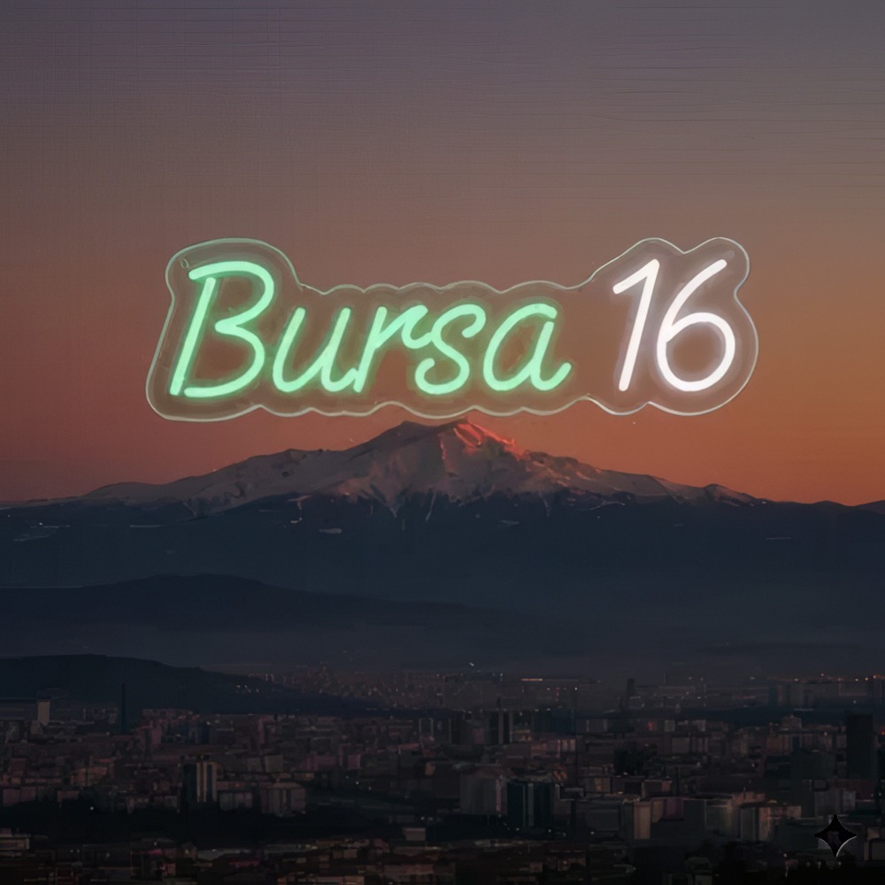 Bursa 16 Neon LED Tabela