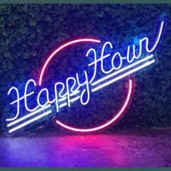 Led Neon Happy Circle