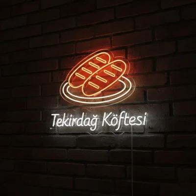 Tekirdağ Köftesi Led Neon