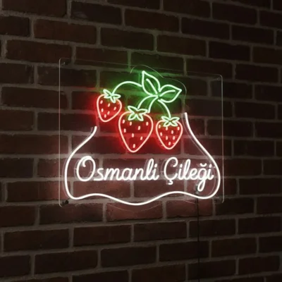 Osmanlı Çileği Led Neon